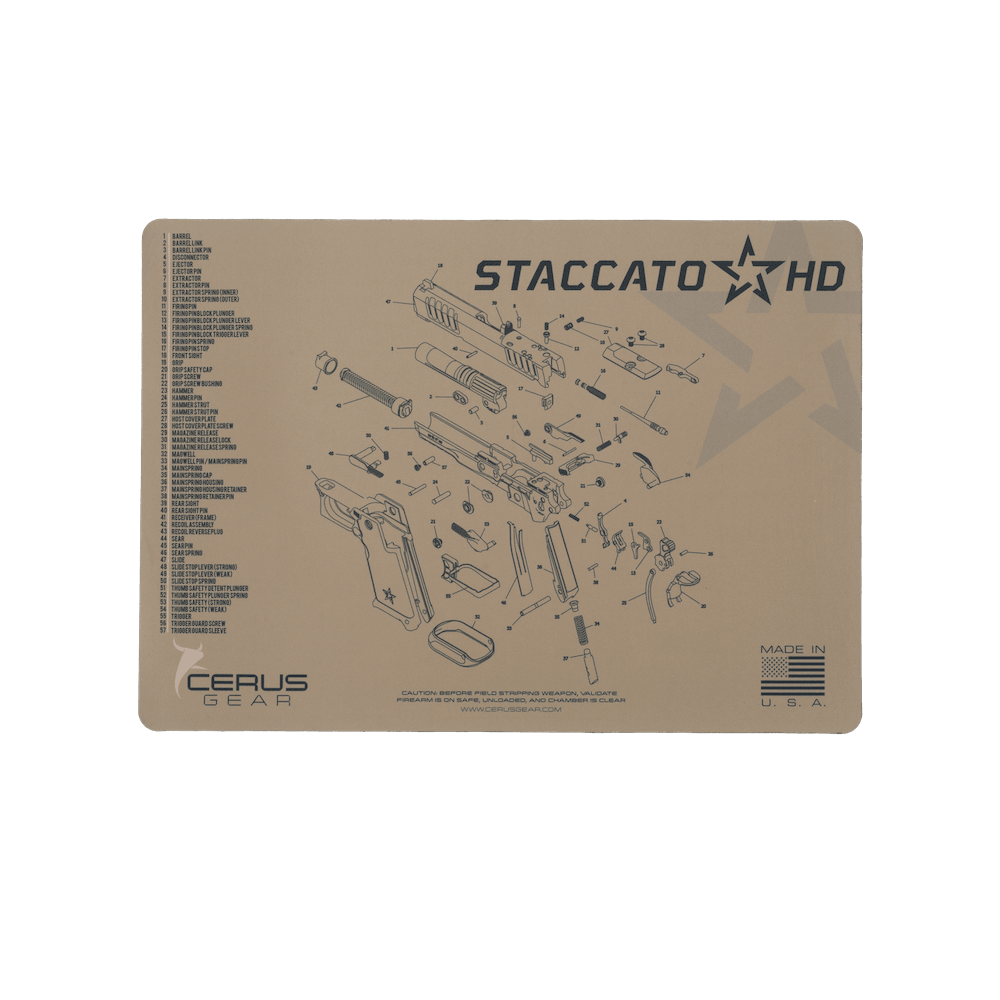 Staccato HD Schematic Pro Mat